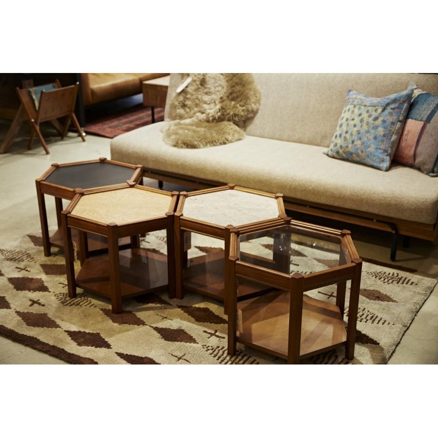ACME Furniture（アクメファニチャー） BROOKS HEXAGONTABLE クリア