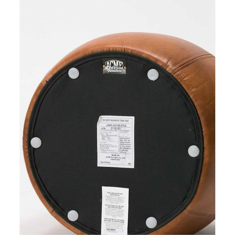 ACME Furniture（アクメファニチャー） OAKS LEATHER STOOL_smooth