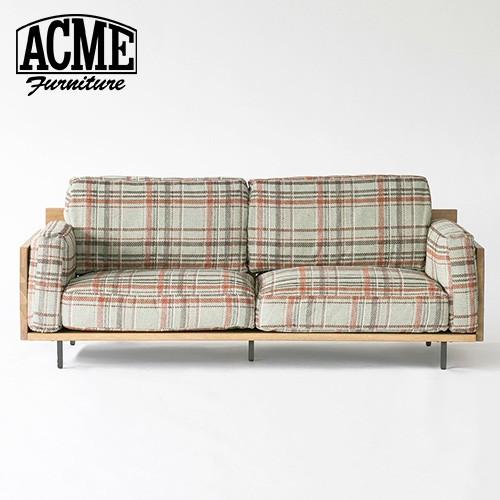 ACME Furniture アクメファニチャー CORONADO SOFA 3P AC08 チェックブルー コロナド ソファ 3人掛け チェックブルー｜js-f