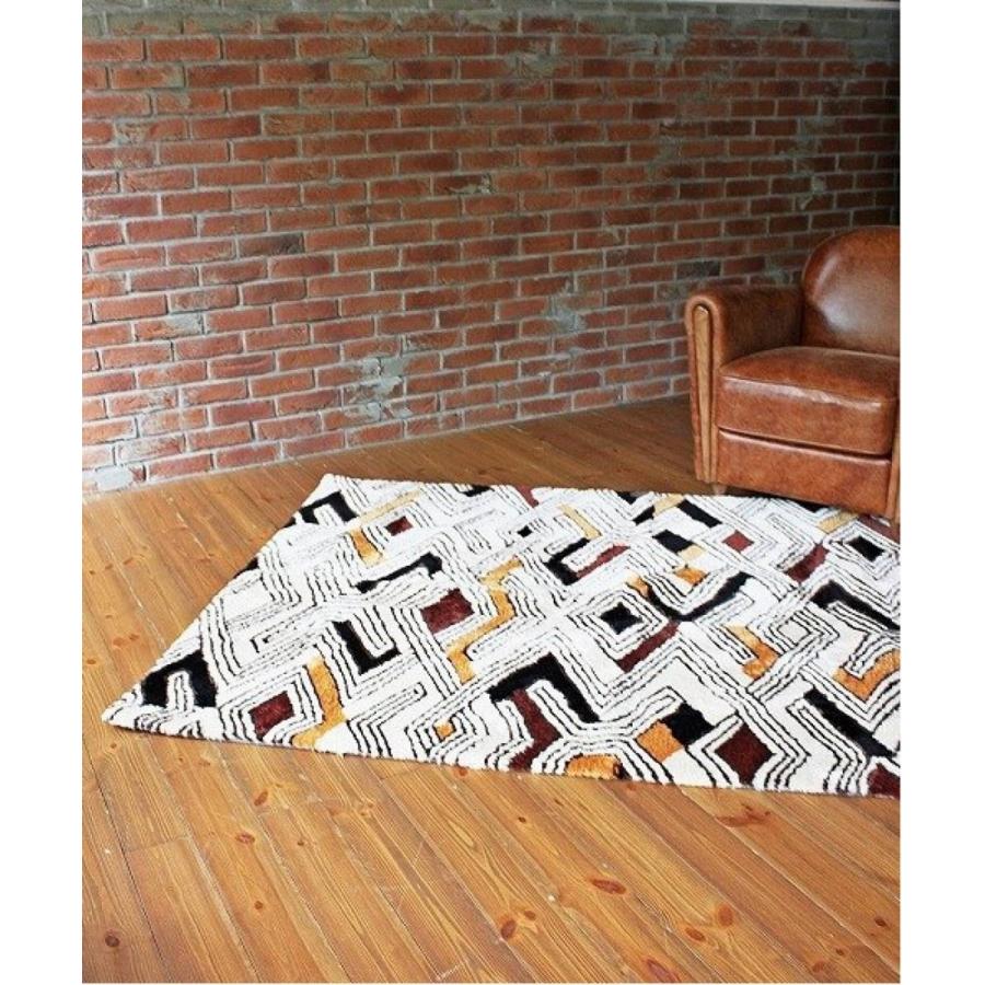 ジャーナルスタンダードファニチャー　SHAM RUG 120*160　シャムラグ journal standard Furniture JOURNAL STANDARD FURNITURE