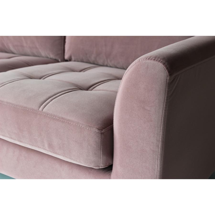 WEB限定品 JOURNAL STANDARD FURNITURE ジャーナルスタンダードファニチャー PSF COUCH SOFA DUSTY  PINK ピエスエフ カウチソファ ソファ 3人掛け 代引不可