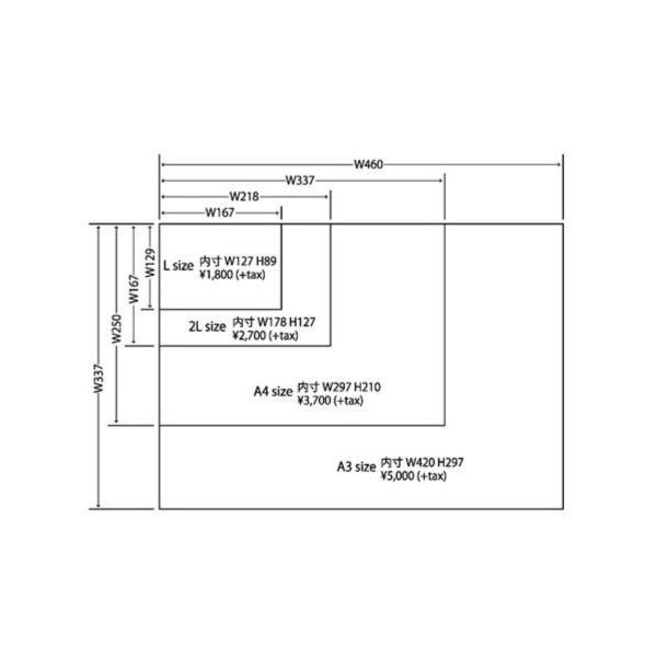 ACME フォトフレーム WARNER PHOTO FRAME_A4-BK ワーナーフォトフレーム（フォト