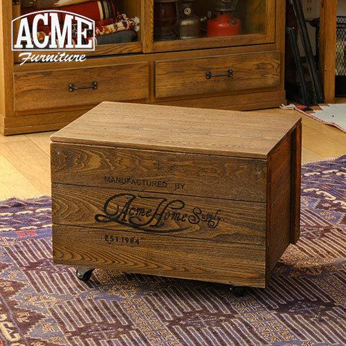 ACME Furniture アクメファニチャー IRVIN CRATE BOX アーヴィン クレート ボックス キャスター付き コーヒーテーブル おもちゃ収納 代引不可 | ACME Furniture