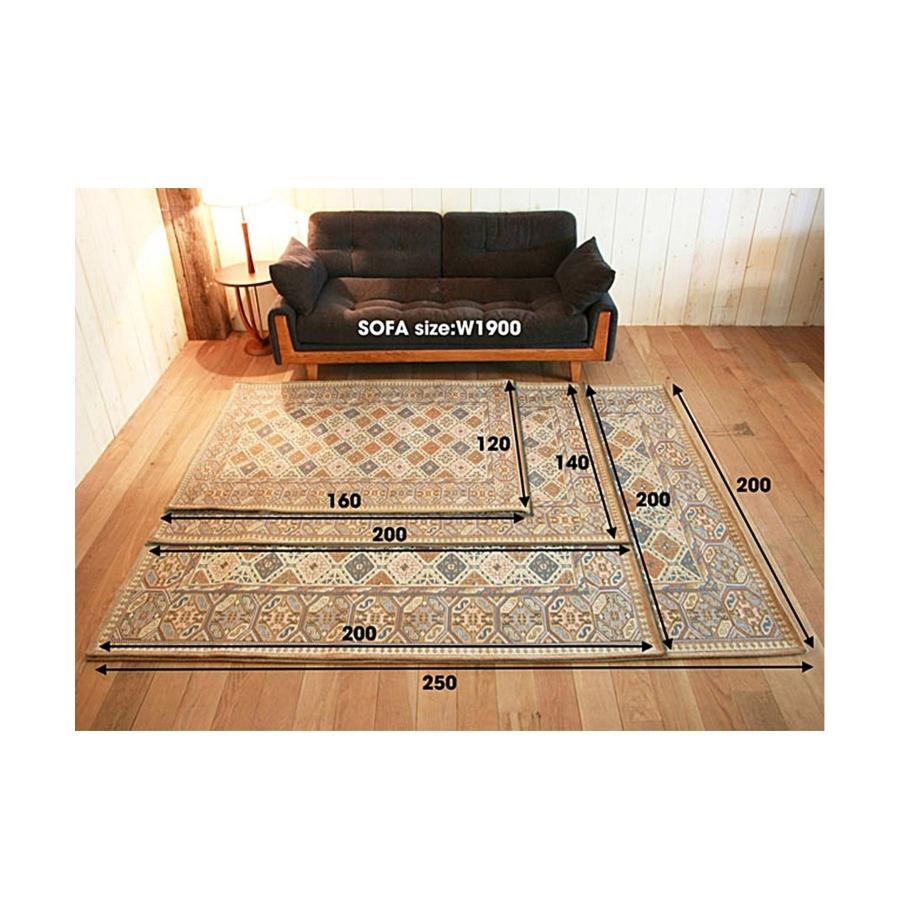 JOURNAL STANDARD FURNITURE ジャーナルスタンダードファニチャー FERNERO RUG 120x160 GY フェルネロ ラグ 120×160cm グレー｜js-f｜16