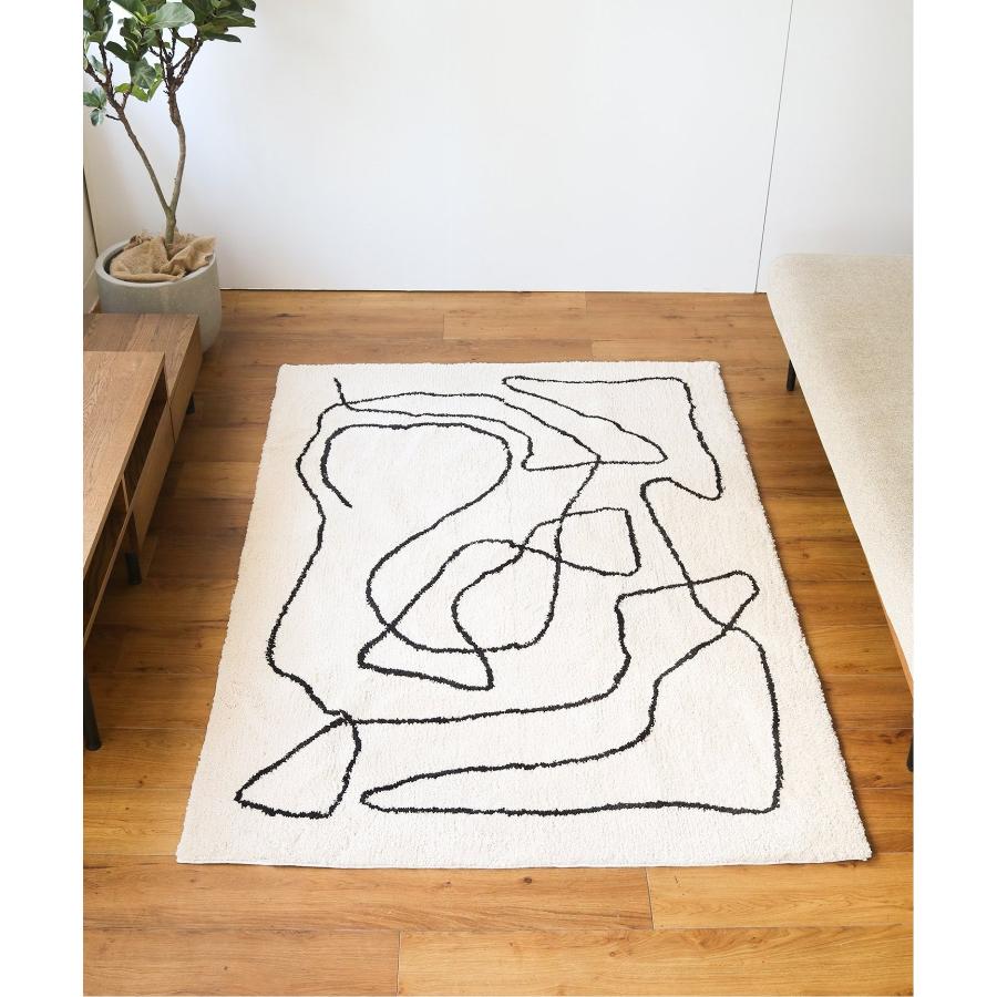 JOURNAL STANDARD FURNITURE ジャーナルスタンダードファニチャー FERNERO RUG 120x160 NA フェルネロ ラグ 120×160cm ナチュラル | journal standard Furniture | 03