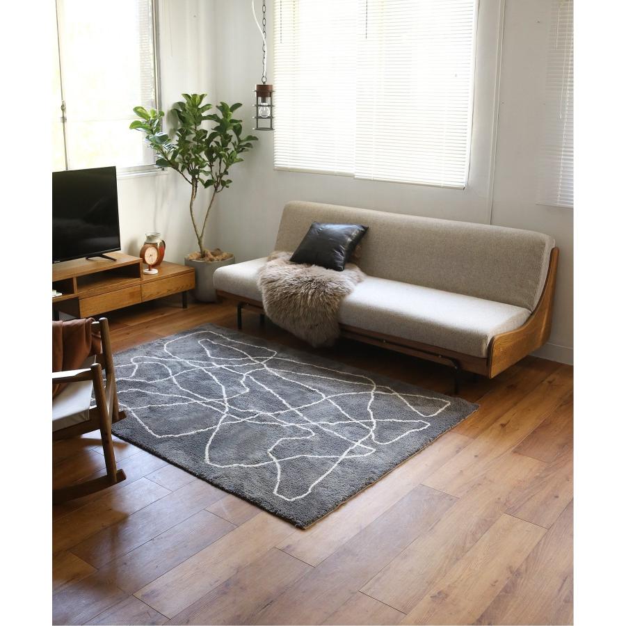 JOURNAL STANDARD FURNITURE ジャーナルスタンダードファニチャー FERNERO RUG 140x200 GY フェルネロ ラグ 140×200cm グレー｜js-f｜04