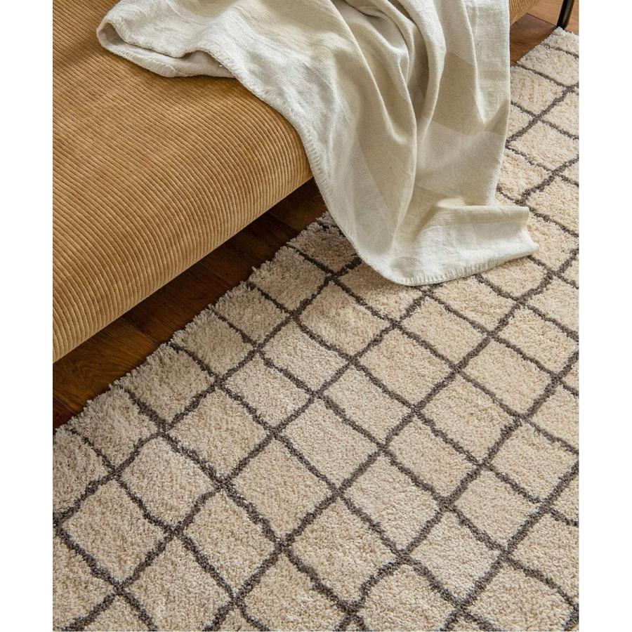 JOURNAL STANDARD FURNITURE ジャーナルスタンダードファニチャー GRID RUG NA 120×160cm グリッド ラグ 120×160cm ナチュラル｜js-f｜08