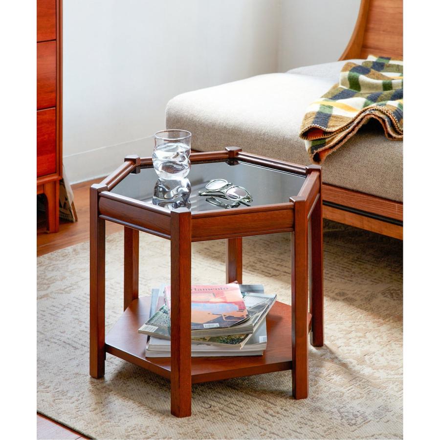 アクメファーニチャー　ブルックス　ヘキサゴンテーブル　ガラス ACME Furniture アクメファニチャー BROOKS HEXAGON TABLE BLACK