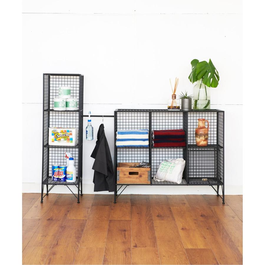 JOURNAL STANDARD メッシュ3段ラック　ボックス付き JOURNAL STANDARD FURNITURE ジャーナルスタンダード