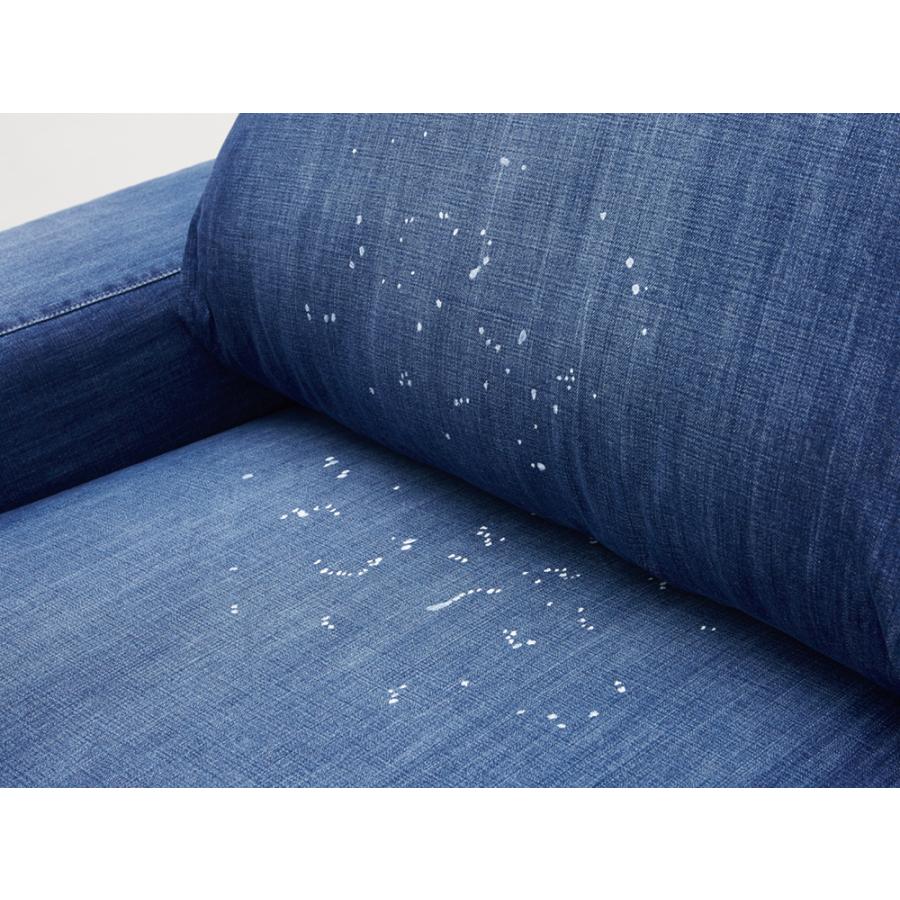 JOURNAL STANDARD FURNITURE ジャーナルスタンダードファニチャー AUSTIN SOFA 2P Indigo DAMAGE DENIM オースティンソファ インディゴダメージデニム｜js-f｜07