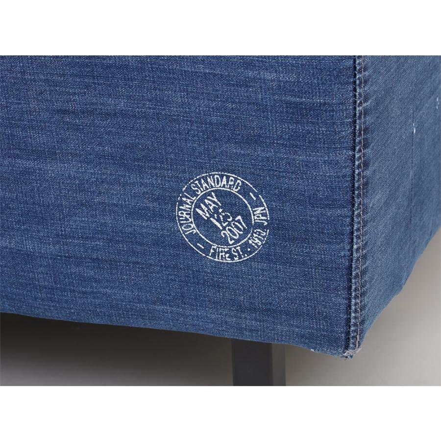 JOURNAL STANDARD FURNITURE ジャーナルスタンダードファニチャー AUSTIN SOFA 2P Indigo DAMAGE DENIM オースティンソファ インディゴダメージデニム｜js-f｜09