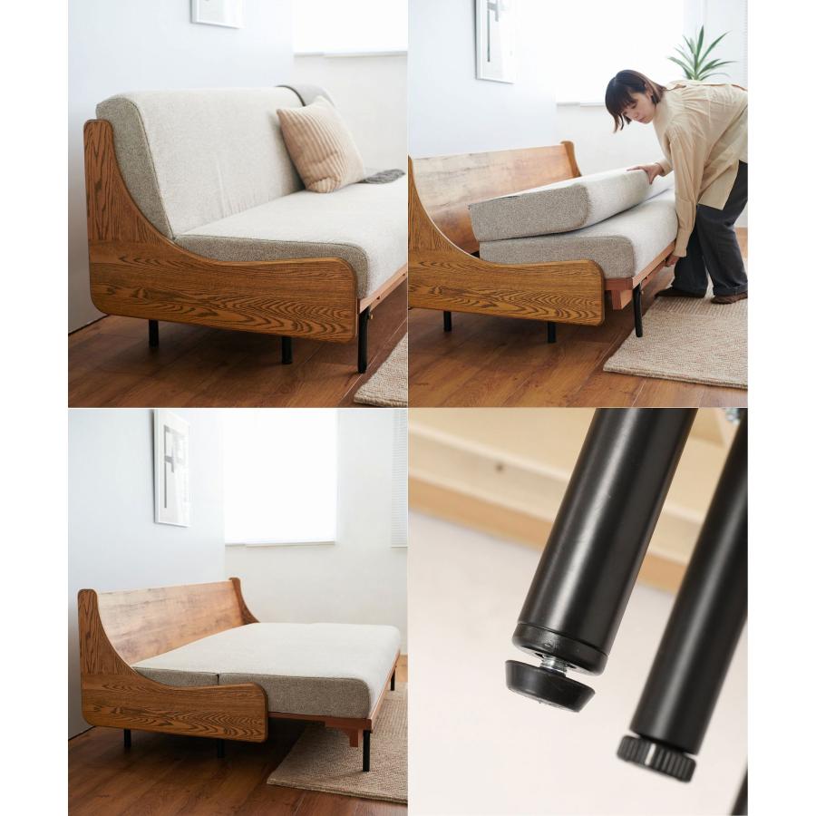 JOURNAL STANDARD FURNITURE ジャーナルスタンダードファニチャー HABITAT SOFA BED BE W1800 ハビタソファ ベット ベージュ W180cm｜js-f｜13