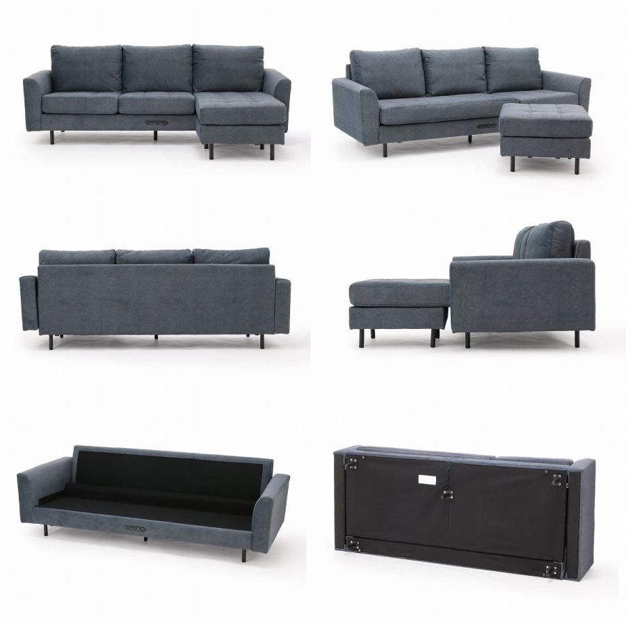 PSF JOURNAL STANDARD FURNITURE COUCH SOFA NAVY ジャーナル