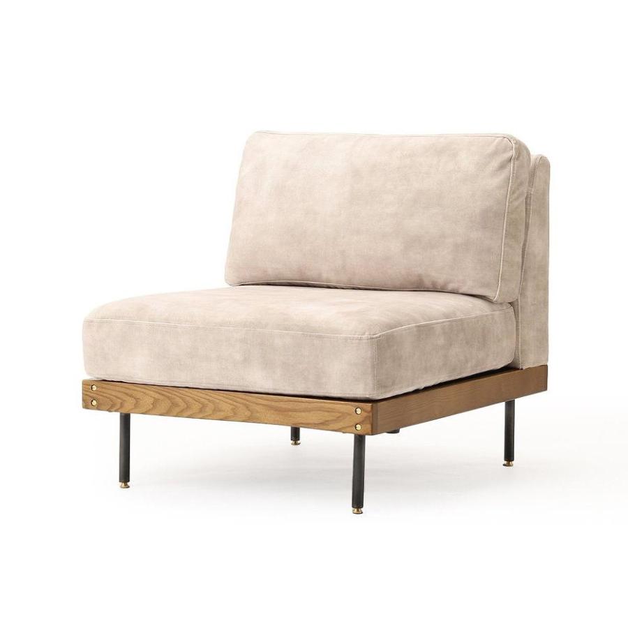 ジャーナルスタンダード　1人掛けソファ ベージュ LILLE(journal standard Furniture) JOURNAL STANDARD FURNITURE
