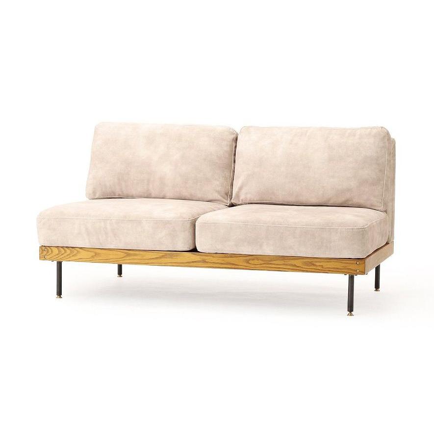 ジャーナルスタンダード LILLE ベージュ 2人掛けソファ 大型商品》LILLE SOFA 2シーター グレー 2ND（ソファ）｜JOURNAL