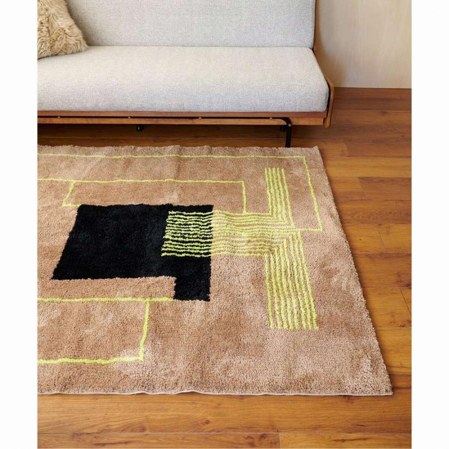 ラグ・カーペット JOURNALSTANDARDFURNITURE BROCK RUG BROCK RUG 120×160 ブロックラグ（ラグ・マット）｜JOURNAL