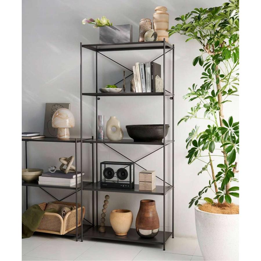 JOURNAL STANDARD FURNITURE ジャーナルスタンダードファニチャー HOLTE X SHELF L charcoal ホルテ シェルフ L チャコール_8