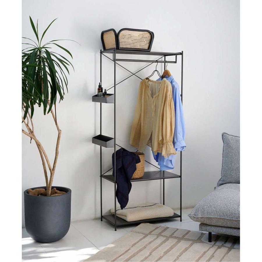 JOURNAL STANDARD FURNITURE ジャーナルスタンダードファニチャー HOLTE HG SHELF charcoal ホルテ ハンガーシェルフ チャコール