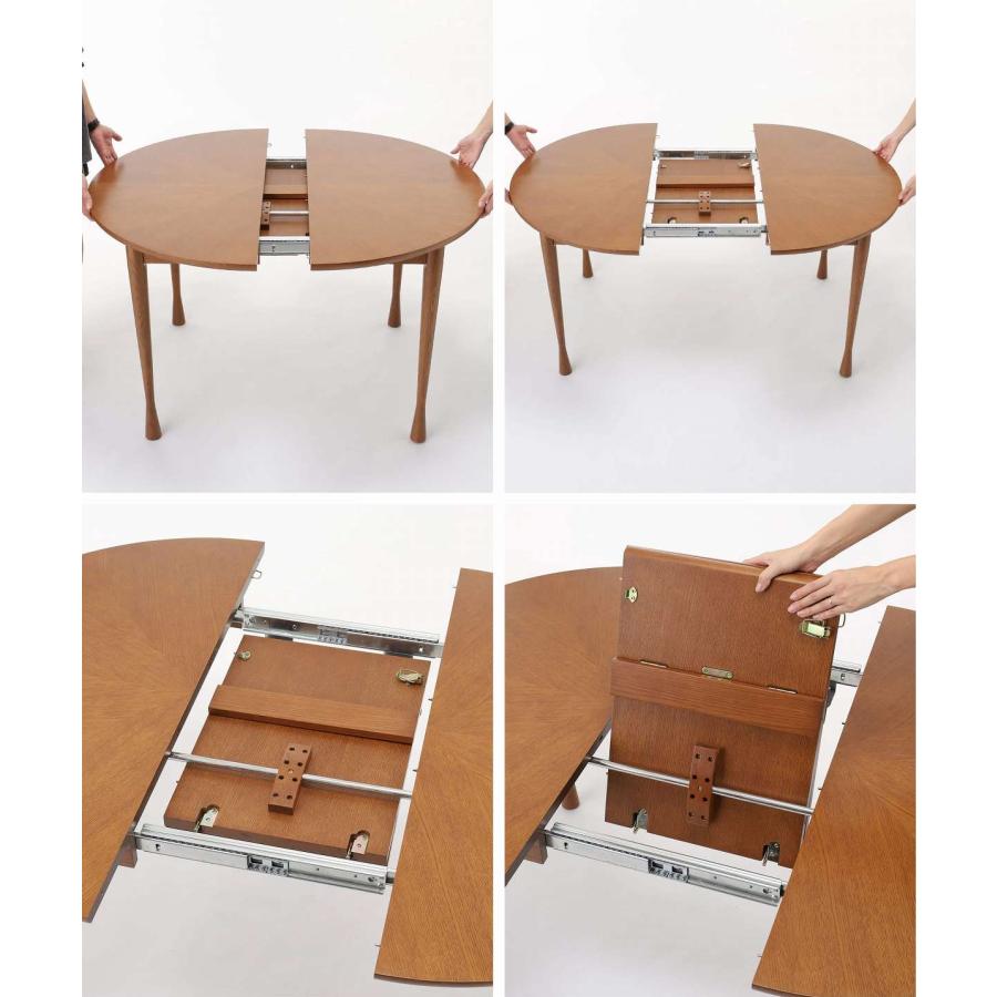 JOURNAL STANDARD FURNITURE AROS ROUND TABLE W1100 brown ジャーナル