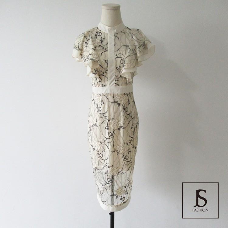 ベージュ レース マキシドレス フリル袖 ワンピース 楽天市場】シフォンワンピース マキシワンピース オフショルダー