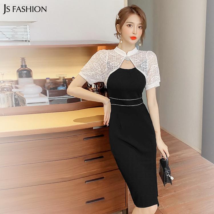 即日発送 パーティードレス 黒ワンピ チャイナドレスタイトワンピース レースワンピ ハロウイン 成人式 卒園式 Mil Js Fashion 通販 Yahoo ショッピング