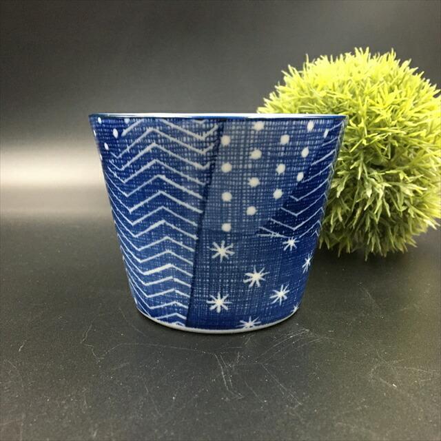 古青藍 藍空 8.5×7cm 蕎麦猪口 約230cc そば そばちょこ フリーカップ