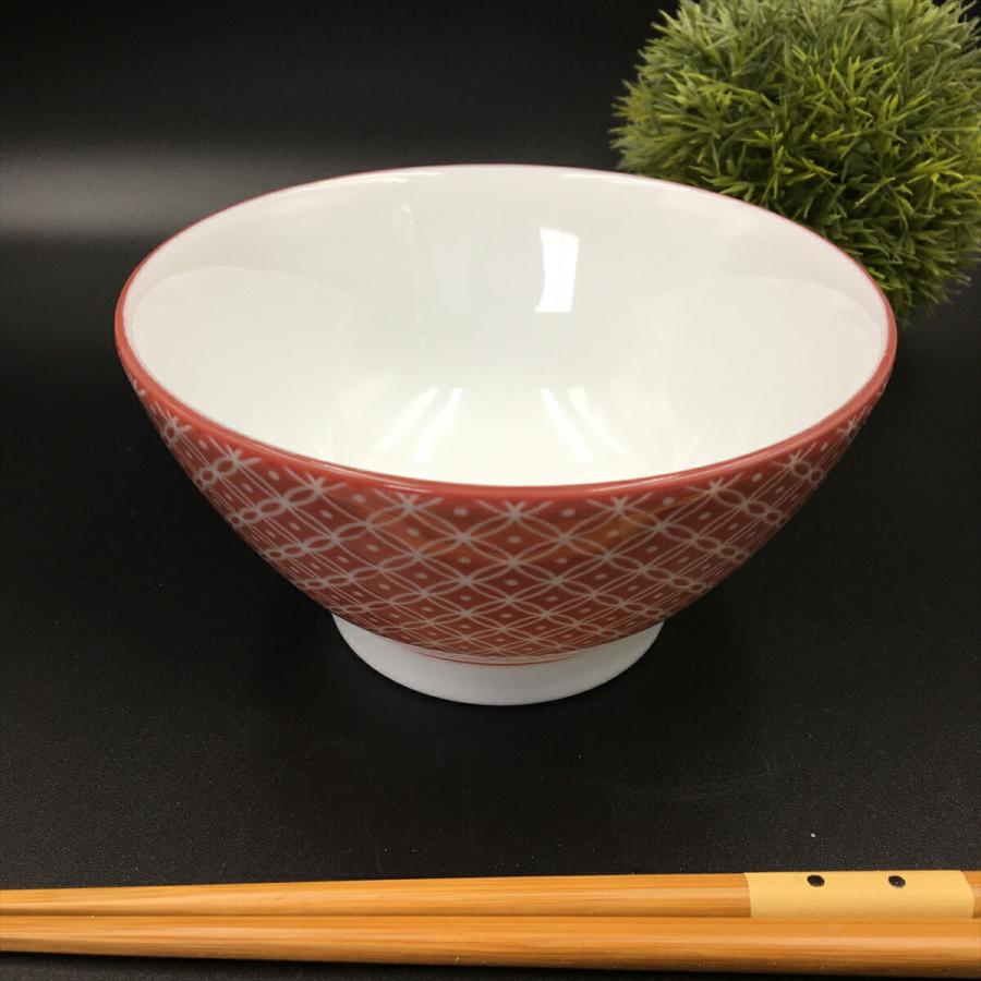 紅七宝 12.3×6.6cm ご飯茶碗 約400cc 飯碗 汁椀 日本製 美濃焼  食器 おしゃれ かわいい インスタ映え 陶器 光洋陶器 業務用 食洗器対応 ラッピング不可｜js-kikaku｜05