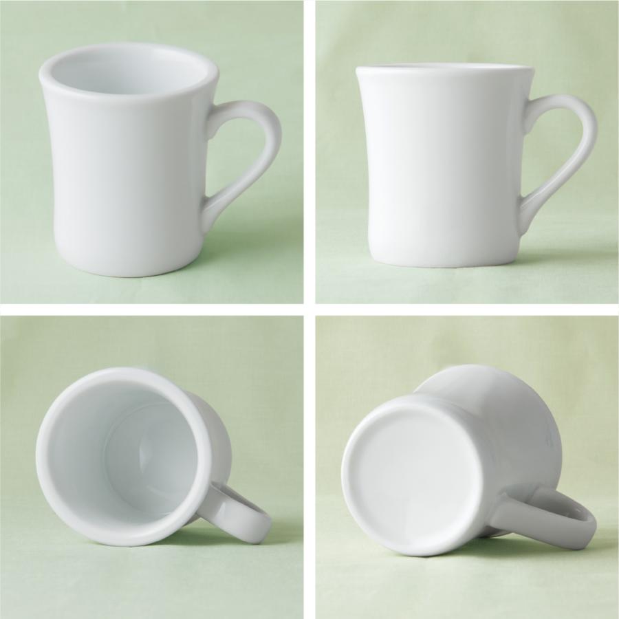A級品 白磁 ベーシック 厚口 マグカップ S 180cc マグ コップ 白