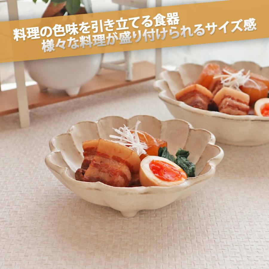 リンカ 白 16.5×5cm 丸 ボウル 美濃焼 和食器 カネコ小兵 約340g 400cc 