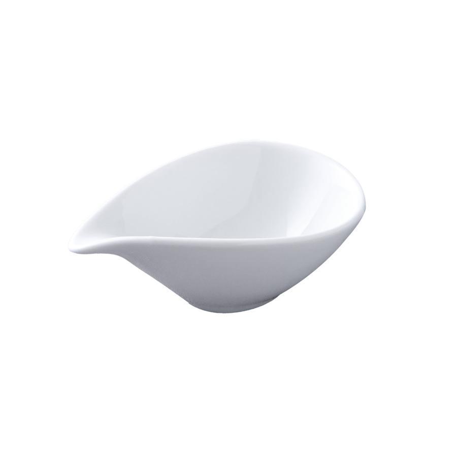 しずく型のドレッシングボウルSSS ホワイト 50cc 小鉢 白い食器