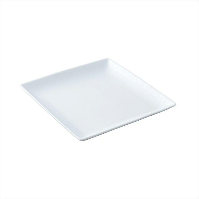 5枚セット パスタ皿 スクエアー プレート22cm/ホワイト スクエア