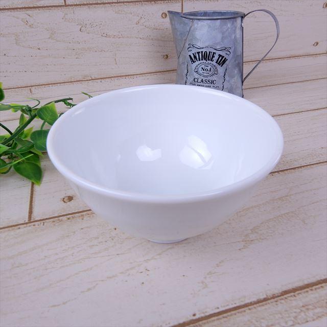 うすかる 白磁 11×6.5cm 葵型 茶碗 280cc ご飯茶碗 ごはん茶碗 飯碗 白