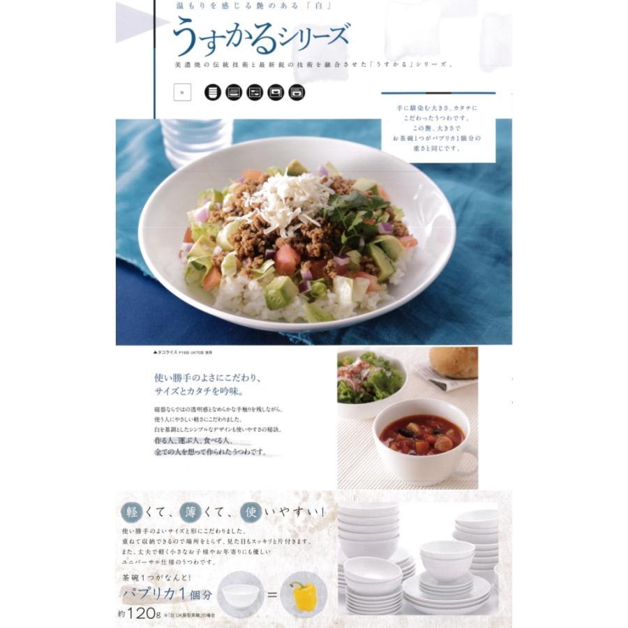うすかる 白磁 14.5×7.5cm 小丼 650cc 丼 どんぶり 白 ホワイト 絵付け