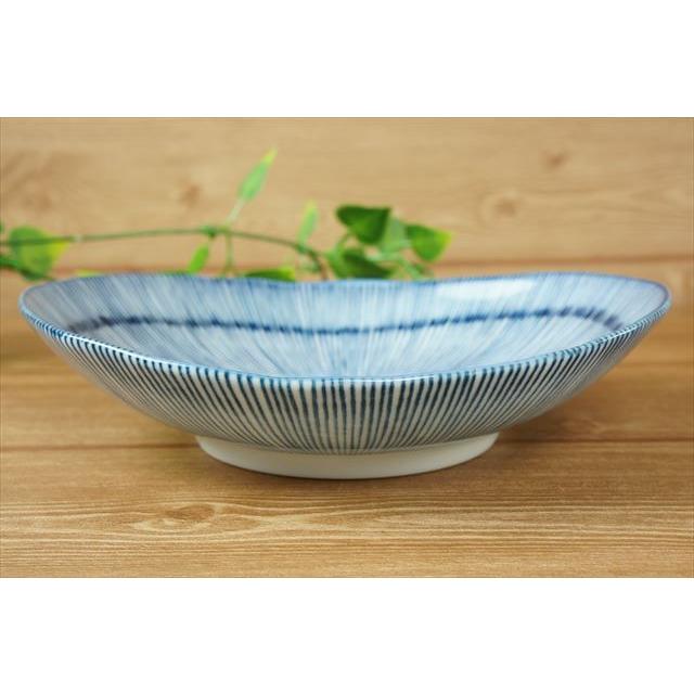 細十草 16×14cm 五〇楕円深皿 プレート 皿 ボウル カフェ 食器 美濃焼