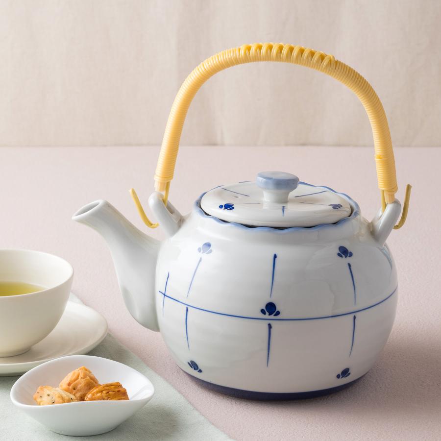 土瓶 大 ８号 めばえ1500ｃｃ 急須 茶こし付 つる付 陶器 新生活 業務用食器 ラッピング不可 まちのうつわ屋さん おしゃれ 和食器 | ブランド登録なし | 01