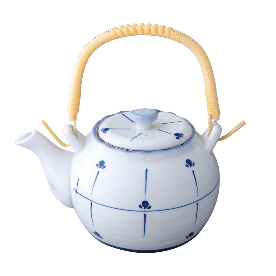 土瓶 大 ８号 めばえ1500ｃｃ 急須 茶こし付 つる付 陶器 新生活 業務用食器 ラッピング不可 まちのうつわ屋さん おしゃれ 和食器 | ブランド登録なし | 06