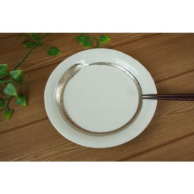 豪華 金 銀 漆陶器平皿 2枚 【公式通販】