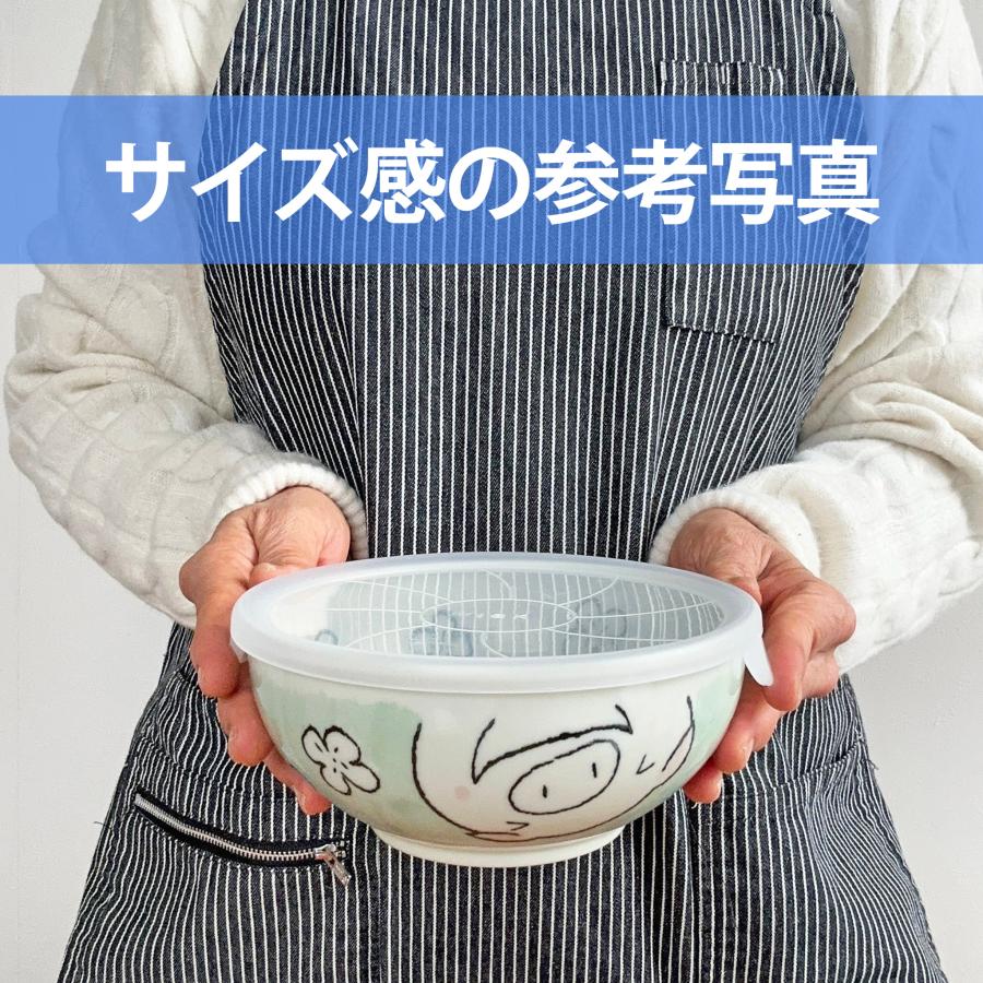 ノンラップパック アニマルぶた L 700cc 美濃焼 和食器 食器 陶器 蓋付