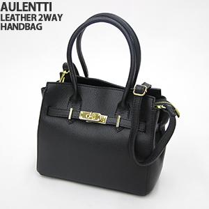 [クーポンで20%OFF]オウレンティ/AULENTTI ベルト付きレザー2Wayハンドバッグ ショルダーバッグ トートバッグ LEATHER 2WAY HANDBAG EL-996-DO レディース | AULENTTI