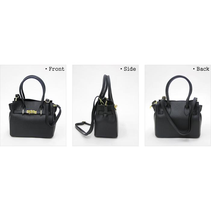 [クーポンで20%OFF]オウレンティ/AULENTTI ベルト付きレザー2Wayハンドバッグ ショルダーバッグ トートバッグ LEATHER 2WAY HANDBAG EL-996-DO レディース | AULENTTI | 04