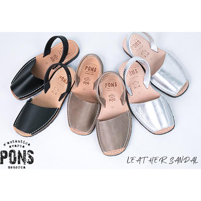 クーポンで20%OFF]アヴァルカ・ポンズ/AVARCA PONS レザーサンダル