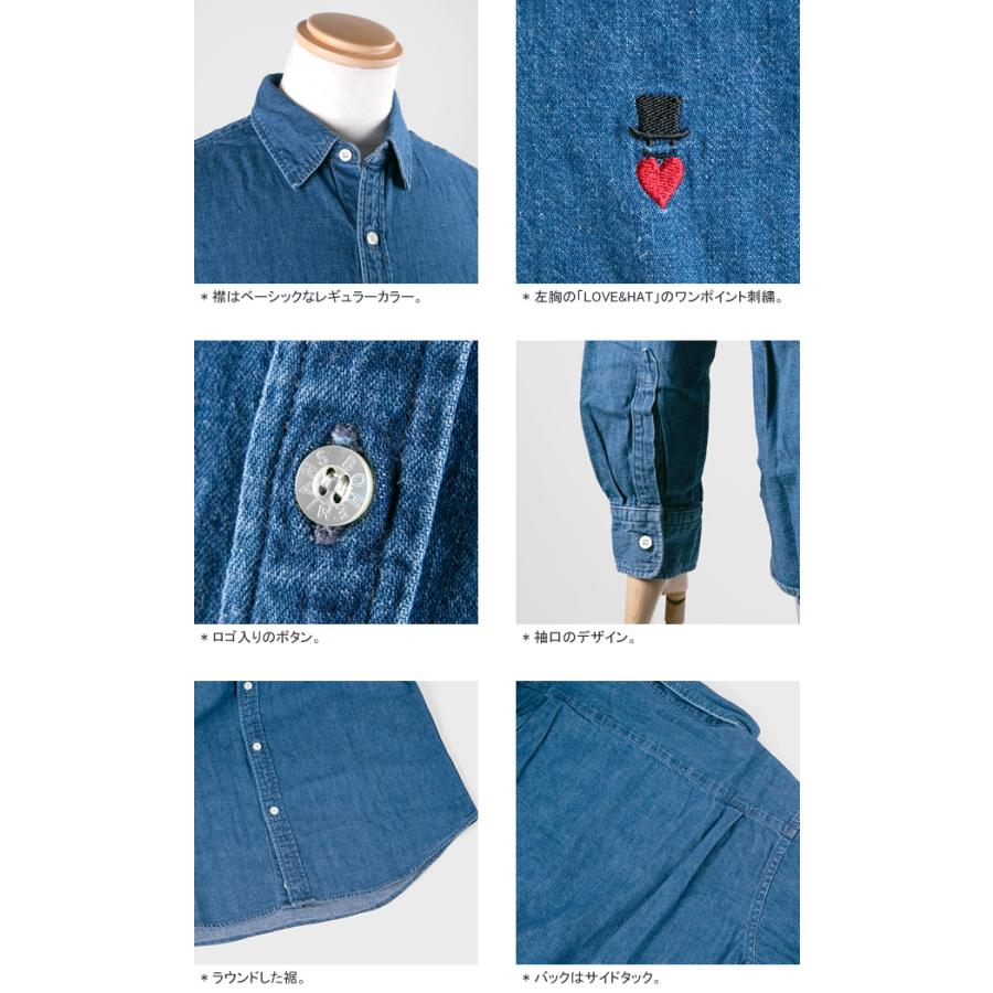 Bohemians デニムシャツ ボヘミアンズ/BOHEMIANS デニムボタンダウン長袖シャツ デニム