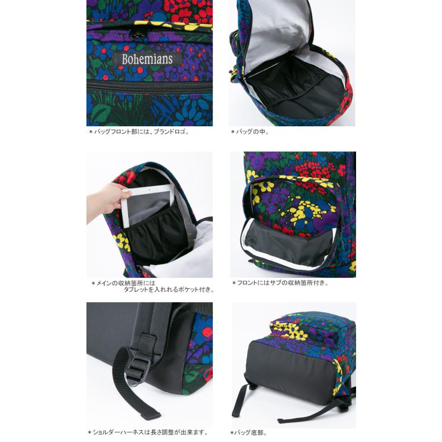 保証書付】 新品！Bohemians 花柄エレファントリュック バッグ