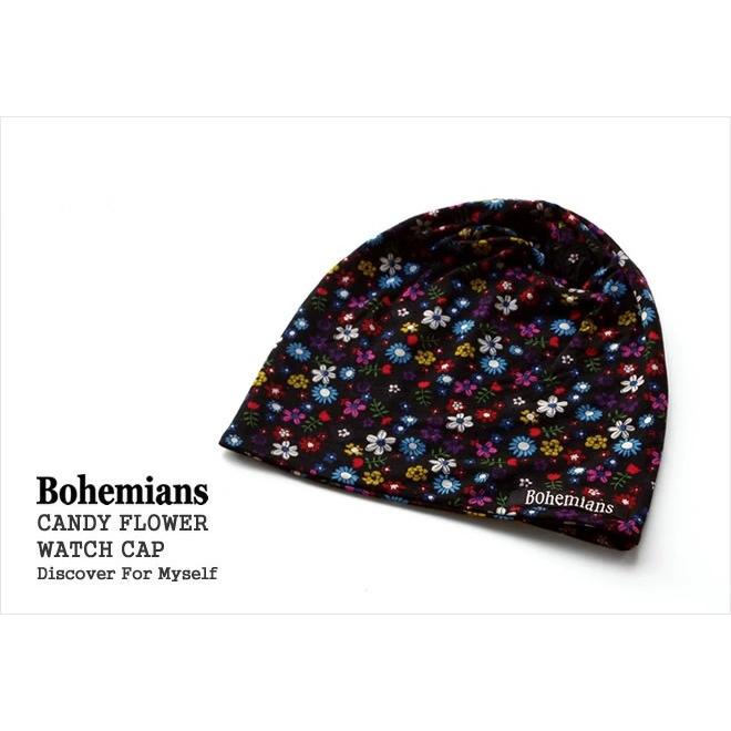 [クーポンで20%OFF]ボヘミアンズ/BOHEMIANS キャンディフラワーワッチキャップ 帽子 BH-09 レディース メンズ[5点までメール便可能]｜jscompany-store｜03