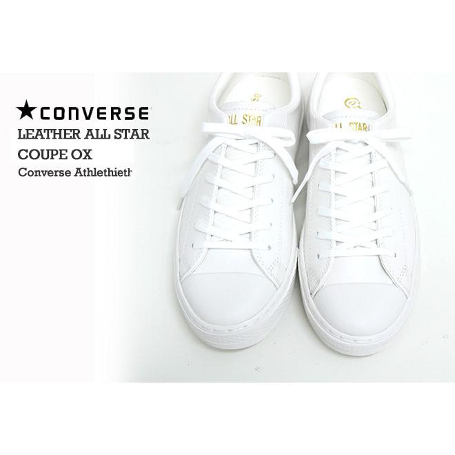 コンバース/CONVERSE レザーオールスタークップOX スムースレザースニーカー ローカットスニーカー レディース｜jscompany-store｜03