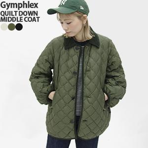 GYMPHLEX（ジムフレックス） キルトダウンパフスリーブミドルコート