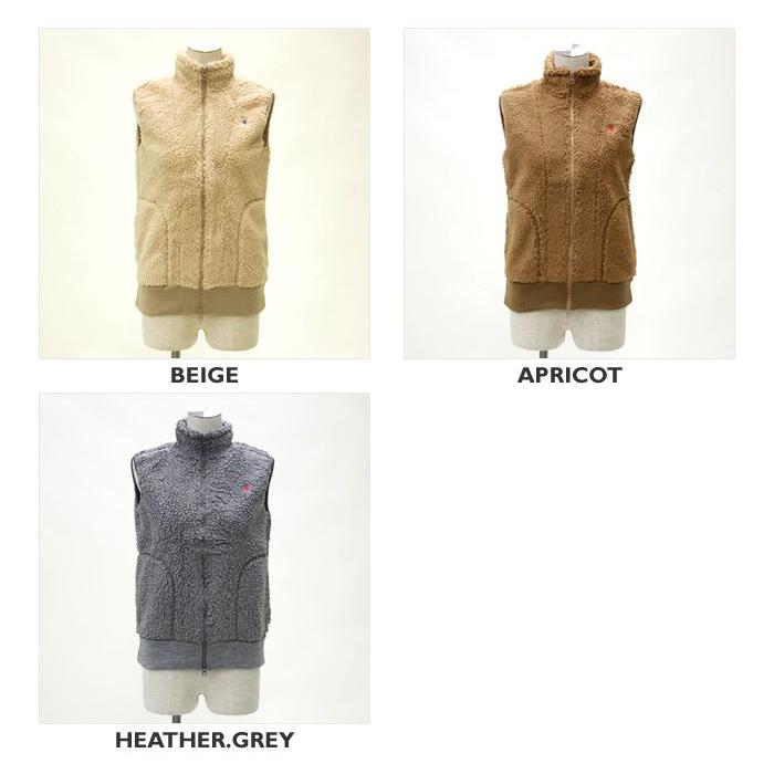 ジムフレックス/Gymphlex ボアスタンドカラージップアップベスト T/A BOA STAND-COLLAR ZIP UP VEST J-1018PL レディース｜jscompany-store｜03