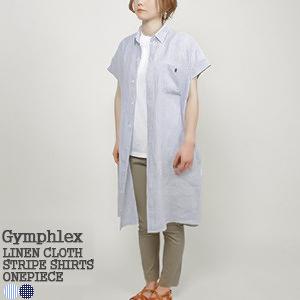 クーポン対象外 ジムフレックス Gymphlex リネンクロス半袖ストライプシャツワンピース Linen Cloth Stripe Shirts Onepiece J 1098lnp レディース Gymphlex Lnp1098 Jscompany Yahoo 店 通販 Yahoo ショッピング