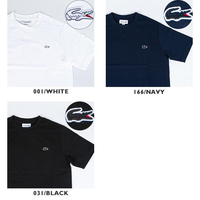 [クーポンで20%OFF]ラコステ/LACOSTE アウトラインクロッククルーネックTシャツ 半袖 ヘビーオンス TH5582-99[1点のみメール便可能]｜jscompany-store｜02