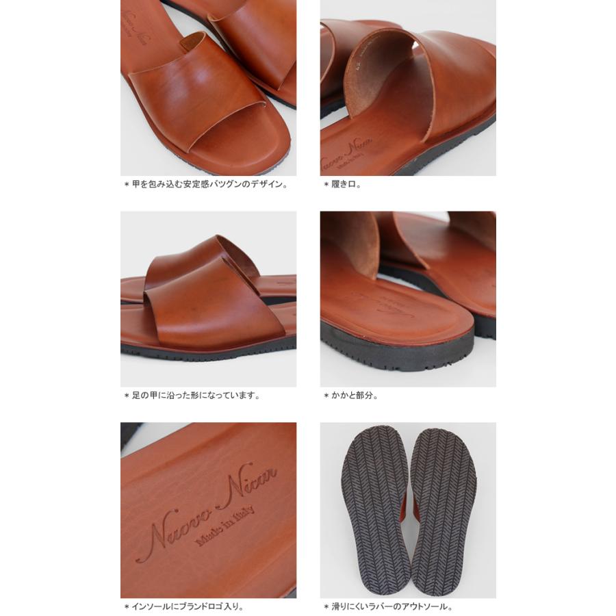 クーポンで20%OFF]ヌオヴォニカール/Nuovo Nicar レザーサンダル